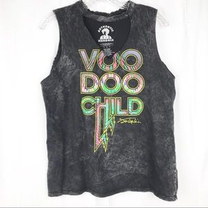 Jimi Hendrix Sleeveless Graphic Band T-Shirt Sz S
